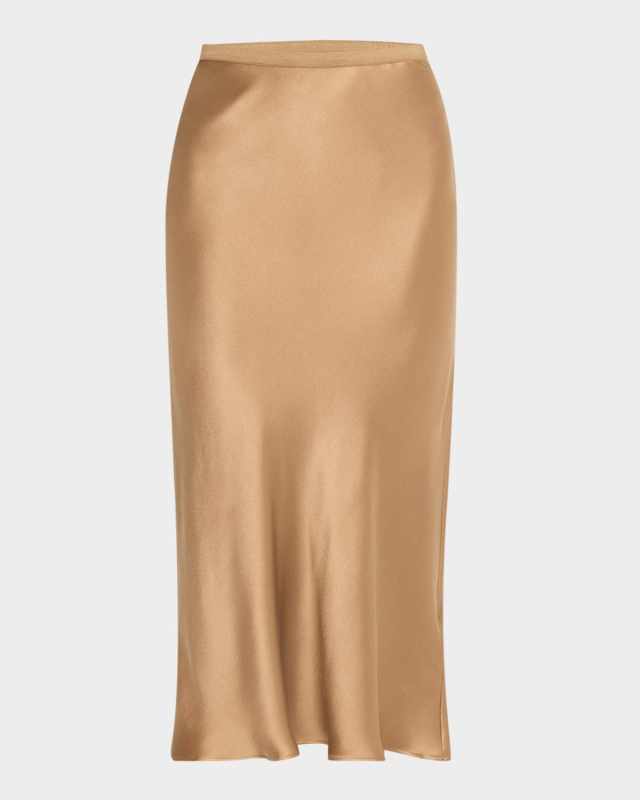 Bar Silk Slip Skirt
